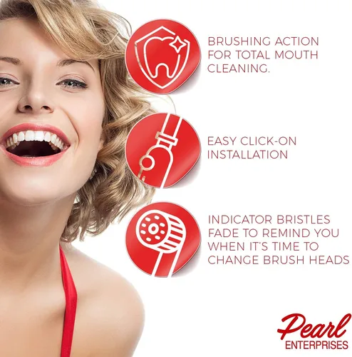 Miniatura 7 de Cabezales de cepillo de repuesto compatibles con cepillos de dientes eléctricos Oral-B Braun, paquete de 16 repuestos surtidos con 8 cabezales