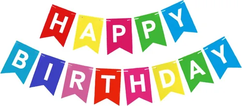 Miniatura 17 de Cartel de feliz cumpleaños suministros para fiesta de cumpleaños (B 1)