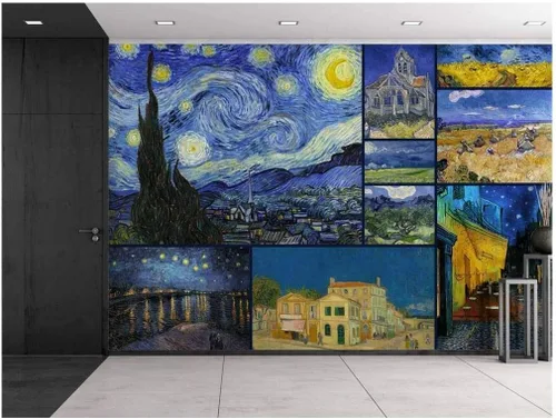 Miniatura 37 de wall26 - Mural adhesivo decorativo para pared (tamaño grande), WMR-WP-X-DD51-66x24x4