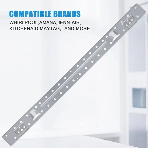 Miniatura 3 de W11025649 W10440498 Soporte de montaje para microondas de 29 pulgadas compatible con Whirlpool Maytag Placa de montaje en pared para microondas