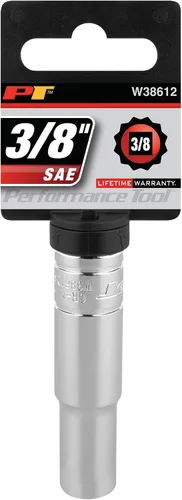 Miniatura 2 de Performance Tool W38612 Enchufe de 12 puntos, unidad de 3/8 pulgadas, 3/8