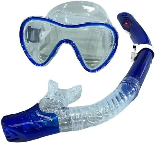 Miniatura 2 de Equipo de snorkel profesional de buceo para adultos, falda de silicona, gafas antivaho, gafas de natación, máscaras de buceo máscara de snorkel Rosa