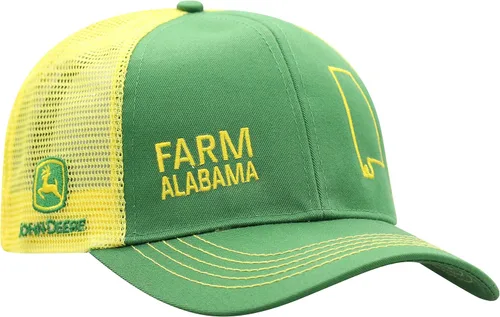 Miniatura 104 de John Deere Gorra de béisbol con logotipo y malla trasera con contraste, para hombre