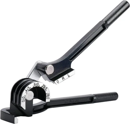 Dobladora de tubos, dobladora de tubos Dobladora de línea de freno de 180 grados para tubos de 1/4", 5/16" y 3/8", dobladora manual 3 en 1 para