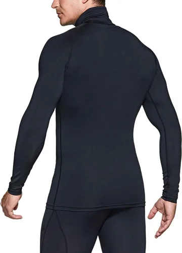 Miniatura 2 de TSLA - Paquete de 1 o 3 camisetas de compresión para hombre de manga larga con SPF 50+, camiseta de entrenamiento, deportiva, de protección