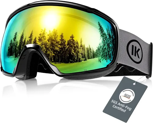 Miniatura 12 de Innerking OTG - Gafas de esquí aprobadas por SGS, para usar sobre gafas de nieve, snowboard, invierno, antivaho para adultos, jóvenes, hombres