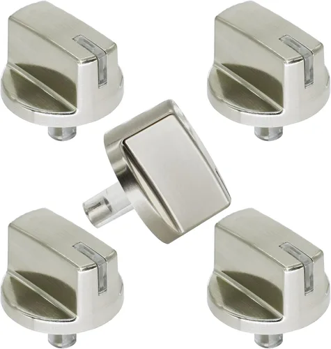 Paquete de 5 Ensamblaje de Perilla de Control de Quemador de Repuesto AEZ73293801, Compatible con Cocina de Gas/Estufa LG, Perilla de Quemador Pieza