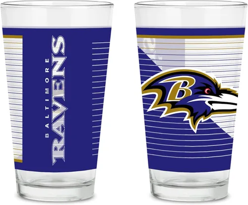 Miniatura 21 de Rico Industries NFL Football Main - Juego de 2 vasos clásicos de 16 onzas con logotipo impreso digitalmente, apto para lavavajillas NFL Football