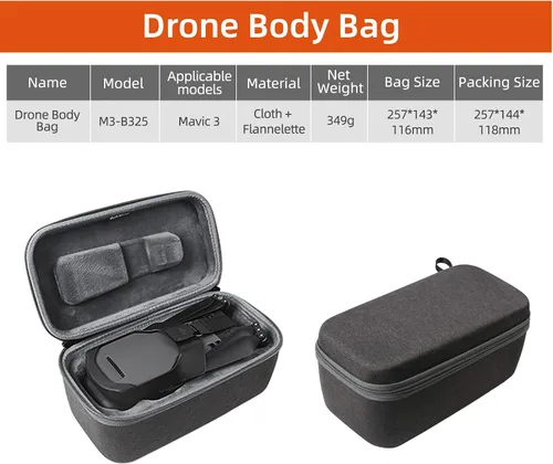 Miniatura 3 de Mavic 3 - Funda para DJI Mavic 3 Pro Cine accesorios de cámara Drone Protector Body Case Control remoto Funda protectora de viaje duro Estuche