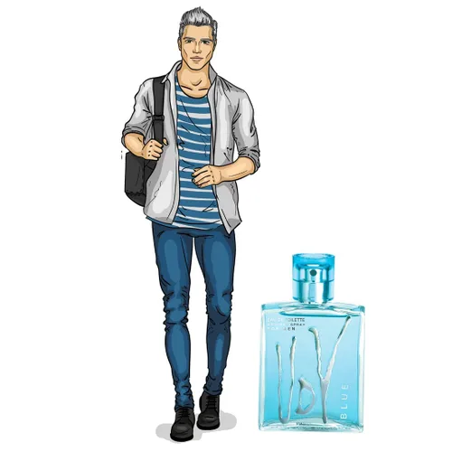 Miniatura 5 de Udv Blue By Ulric de Varens - Eau de Toilette en espray para hombre, 3.4 onzas
