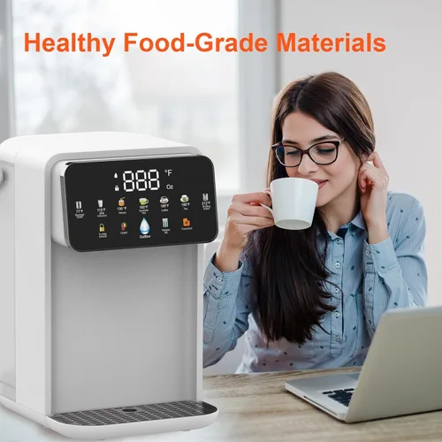 Miniatura 2 de Dispensador de agua caliente instantáneo para calefacción rápida y diseño silencioso, ajustable 7 TEMP y 7 dispensador de volumen de agua, tanque