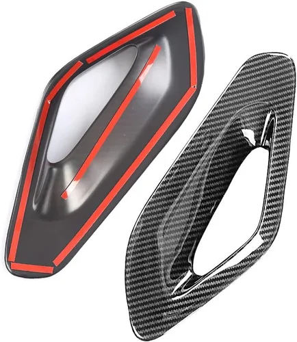 Miniatura 8 de Cubierta del reposabrazos lateral de control central para Mercedes Benz GLE W167 C167 GLS X167 Carbon Fiber Interior Accessories Decorative Cover