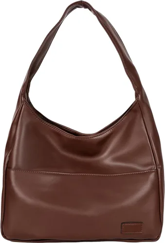 Bolsos de mano tipo tote para mujer, elegantes bolsos tote de cuero vegano, cartera con estilo, casual, moderno, grande, suave, bolso de hombro