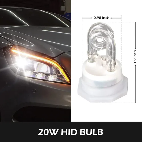 Miniatura 3 de Hideaway - Kit de luces estroboscópicas 4 bombillas HID 13 modos intermitentes función de recuperación de memoria, cable de alimentación de 16 pies