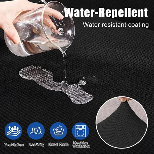 Miniatura 3 de Funda impermeable para futón sin brazos, funda de colchón para sofá cama, tamaño matrimonial, protector de muebles suave y elástico para mascotas