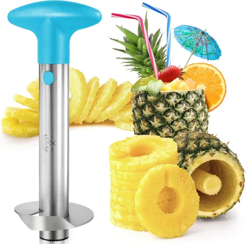 Miniatura 30 de Zulay Kitchen Herramienta Premium para Descorazonar Manzanas - Hojas Ultra Afiladas, de Acero Inoxidable, Serradas para Descorazonas Fáciles - Fácil