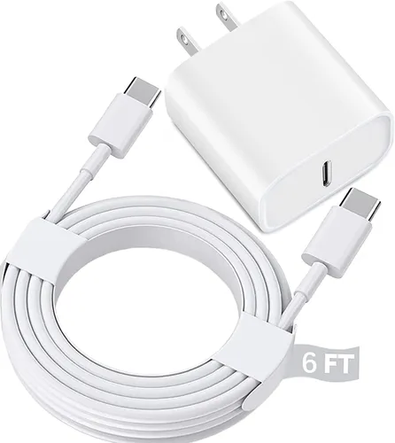 Miniatura 9 de Cargador rápido USB C para iPad, cargador rápido para iPad 2018-2026, bloque de pared con cable USB C a C de 3 pies para iPad Pro M5/M4/13/12.9/11