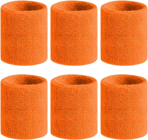 Miniatura 11 de BEACE Bandas para el sudor - Muñequeras deportivas para hombres y mujeres - Absorción de humedad, tela de rizo de algodón atlética para tenis