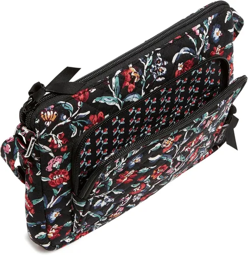 Miniatura 2 de Vera Bradley Bolso cruzado estilo hipster de algodón para mujer con protección RFID