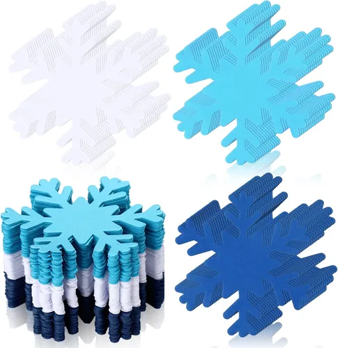 Miniatura 7 de Kisston 360 piezas de papel de trébol del día de San Patricio de 3.9 pulgadas, con forma de trébol verde y blanco, troquelados para proyectos