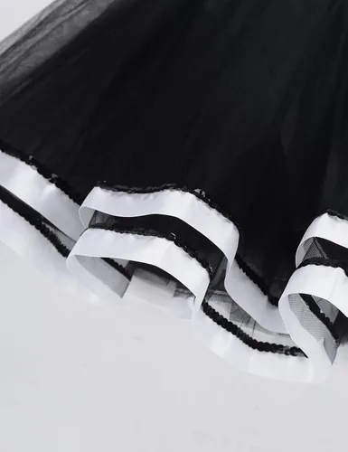 Miniatura 8 de Moily Vestido moderno de ballet con cuello halter y lentejuelas para niñas