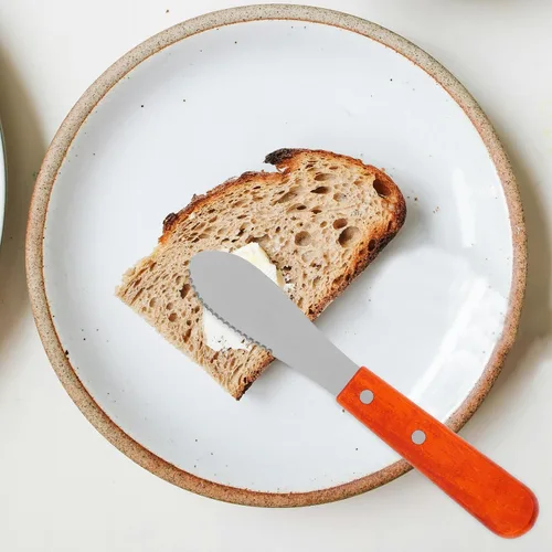 Miniatura 7 de SHERCHPRY 2 unids Creamcheese Butter Straight Spreader Butter Spatula Sandwich Cortadora Raspador Mango de Madera Pequeñas Herramientas Espátula