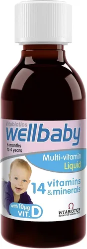 Miniatura 4 de Vitabiotics Wellbaby - Líquido multivitamínico para el sistema inmunológico para bebés y bebés de 6 meses a 4 años - 5.1 fl oz
