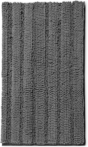 Miniatura 12 de Clara Clark Tapetes para baño de felpilla, tapetes de baño de felpa ultra suaves, lavables a máquina, con parte trasera antideslizante, 44 x 26 Negro