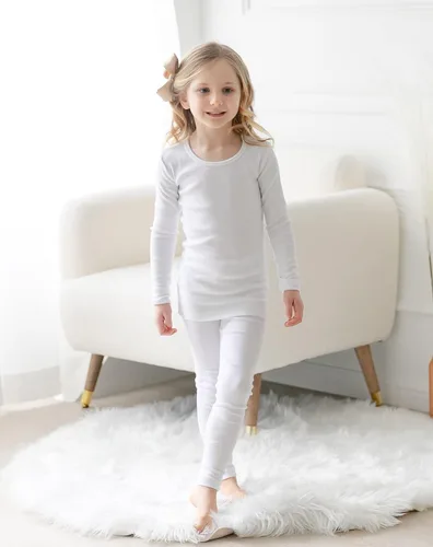 Miniatura 4 de AVAUMA - Pijama para niños y niñas de algodón básico para uso diario