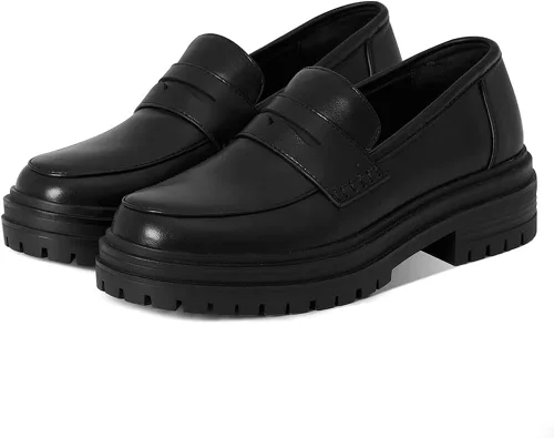 Miniatura 9 de LinnOaks Penny - Mocasines para mujer con puntera redonda, tacón grueso, zapatos Mary Janes, plataforma, zapatos Oxford, uniformes, zapatos de vestir