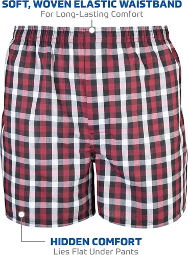 Miniatura 2 de Gildan - Calzoncillos tipo bóxer para hombre, paquete múltiple