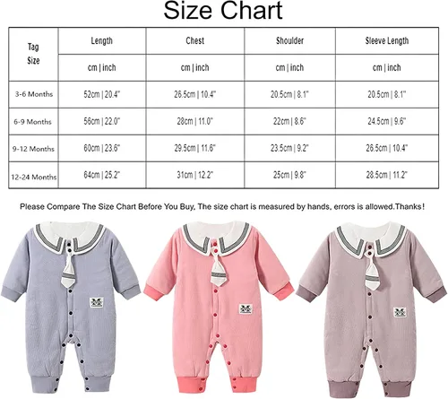 Miniatura 7 de Ropa para bebé niña con estampado de dibujos animados de algodón para recién nacido, mono de manga larga para bebé