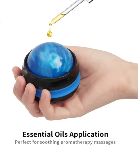 Miniatura 4 de Coolrunner Pelota de masaje, masajeador manual de rodillo, paquete de 2 herramientas de terapia de auto masaje manual y relajación de cuerpo