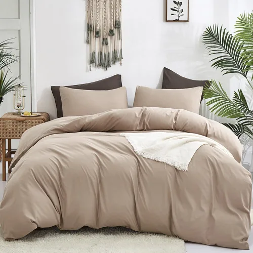 Miniatura 108 de CLOTHKNOW - Juego de edredón verde militar tamaño completo de 3 piezas, juego de ropa de cama verde oscuro, edredón suave con 2 fundas de almohada