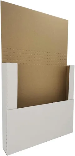 Miniatura 6 de Paquete de 200 sobres de cartón de 11 1/8 pulgadas x 8 5/8 pulgadas x 2 pulgadas, cajas de envío fáciles de plegar, tamaño carta ajustable en altura