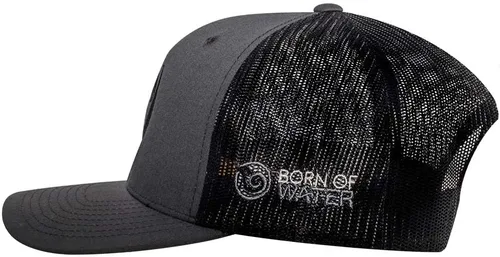 Miniatura 2 de Sombrero de camionero de buceo con tiburón: Snapback ajustable para hombre, para pesca, pesca submarina