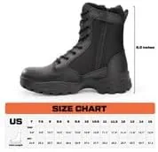 Miniatura 7 de Maelstrom TAC FORCE botas de trabajo tácticas militares, con cierre, de 8 pulgadas
