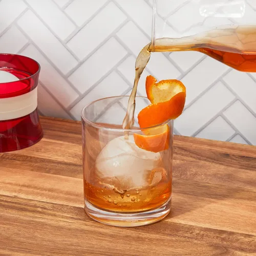 Miniatura 3 de ZOKU Juego de 2 moldes de silicona para esferas de hielo, apilables de 2.5 pulgadas, mantiene las bebidas más frías durante más tiempo con menos