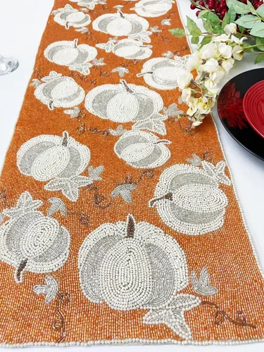 Miniatura 9 de Enliven Manteles individuales florales hechos a mano, manteles individuales decorativos ligeros de 14 pulgadas, perfectos para comedor, boda