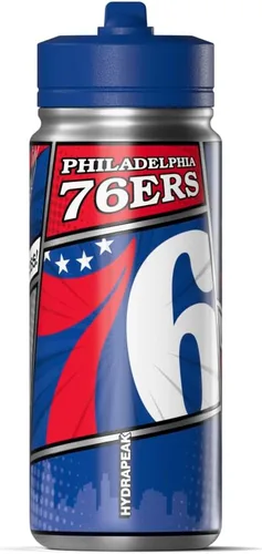 Miniatura 13 de Hydrapeak Milwaukee Bucks - Botella de agua de acero inoxidable con licencia oficial de la NBA de 20 onzas con tapa con pajilla, botella deportiva