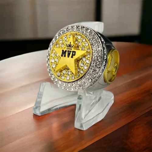 Miniatura 2 de Legacy Rings MVP Championship Trophy Ring Award Gift para el jugador más valioso del torneo o campeón de la liga