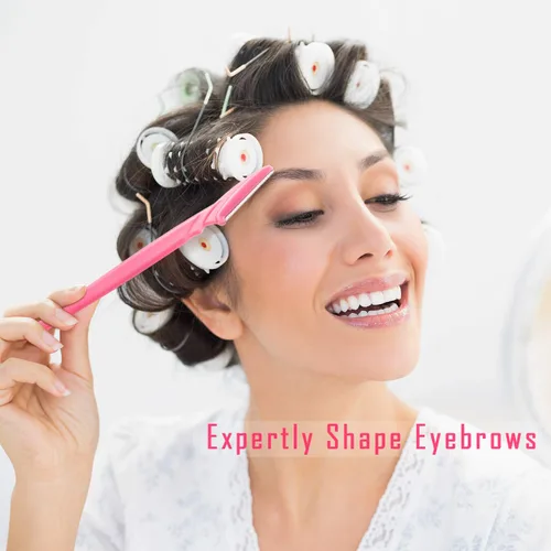 Miniatura 6 de Boao 24 cuchillas de dermaplaning para la cara, maquinilla de afeitar de cejas, maquinilla de afeitar facial para mujeres, maquinilla de afeitar