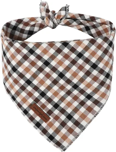Miniatura 11 de Unique Style Paws Bandanas para perros, 1 unidad, lavables, de algodón, triangular, para otoño, con margaritas de abeja, para perros y gatos