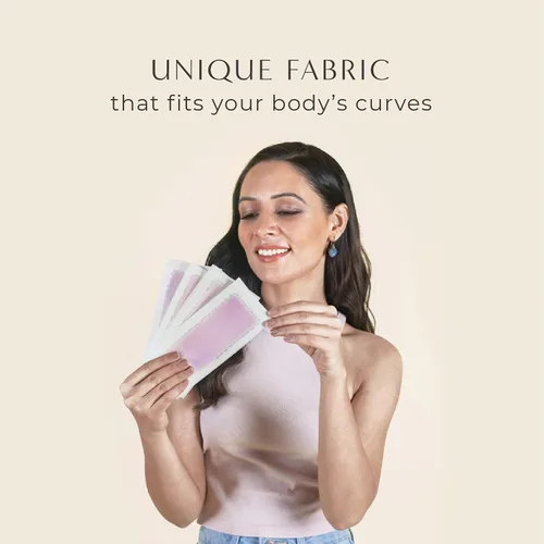 Miniatura 4 de Honeybee Tiras de cera corporal Tiras de cera para mujeres y hombres Depilación para toda la piel 8 tiras, 2 toallitas de cuidado posterior