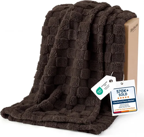 Miniatura 64 de Bedsure GentleSoft - Manta verde salvia para sofá, manta de forro polar a cuadros, regalos de Navidad para mujeres, hombres y niñas, bonita manta