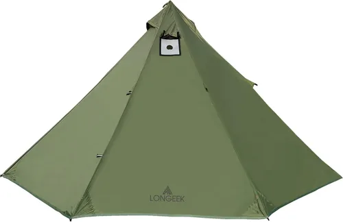 Miniatura 11 de Tienda de campaña para 2-4 personas, para 4 estaciones, ultraligera, fácil de montar, estilo Teepee caliente