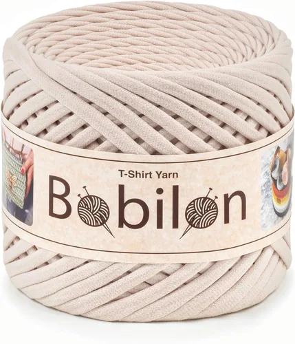 Miniatura 12 de Hilo de Camiseta de Algodón 7-9 mm (0.276-0.354 in) para Ganchillo, Tejido, Macramé, Manualidades DIY – Jersey Soft Ribbon, Fettuccini Zpagetti