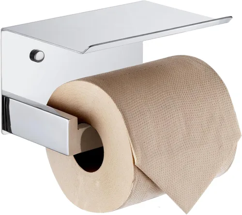 Miniatura 23 de KOKOSIRI Portarrollos de papel higiénico de níquel cepillado, portarrollos de papel higiénico de acero inoxidable para cocina, baño, dispensador