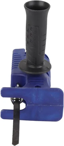 Miniatura 5 de Sierra recíproca inalámbrica de iones de litio con mango ergonómico y 3 cuchillas para poda, madera, plástico, ramas de corte de metal y proyectos