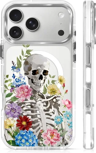 Miniatura 53 de Funda para iPhone 13/14 [compatible con Magsafe], funda magnética transparente de silicona a prueba de golpes con patrón de versículos de la Biblia
